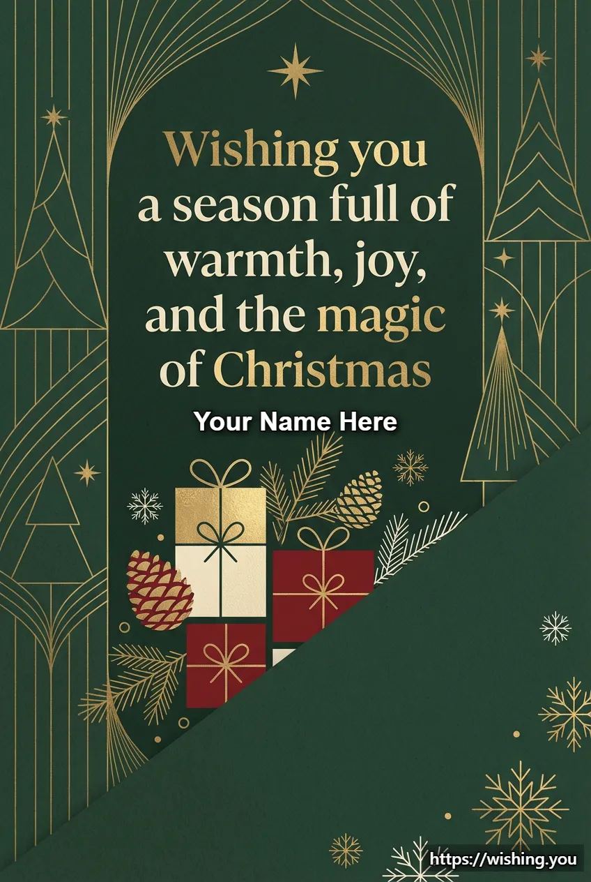 Christmas Wishes - Wishing you a season full of warmth,